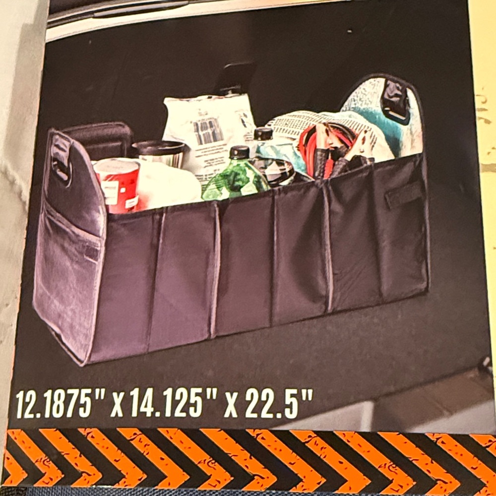Trunk Organizer with Cooler - Navy Blue - Picture 3 of 3